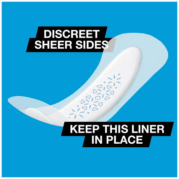 U by Kotex Barely There Liners Light Absorbency Regular Fragrance 50 Count