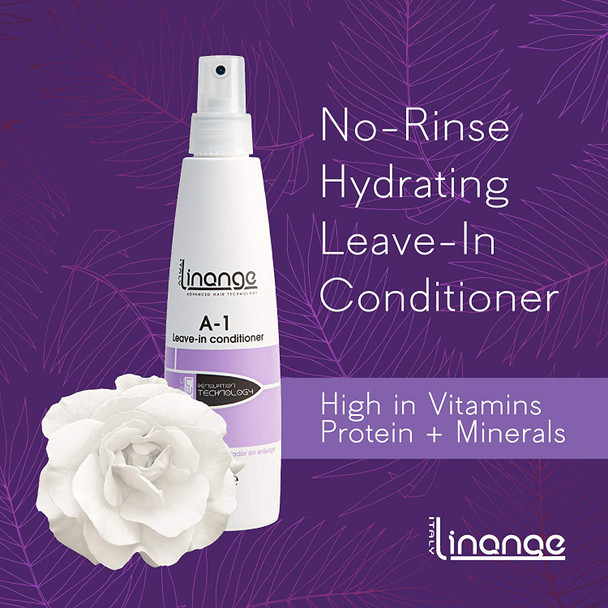 Linange Milk and Keratin LeaveIn Conditioner Spray 250ml Moisturizing Cleansing Nourishing Detangler Hair Care Product Hair Conditioner for Men and Women  for Dry Frizzy Curly Hair