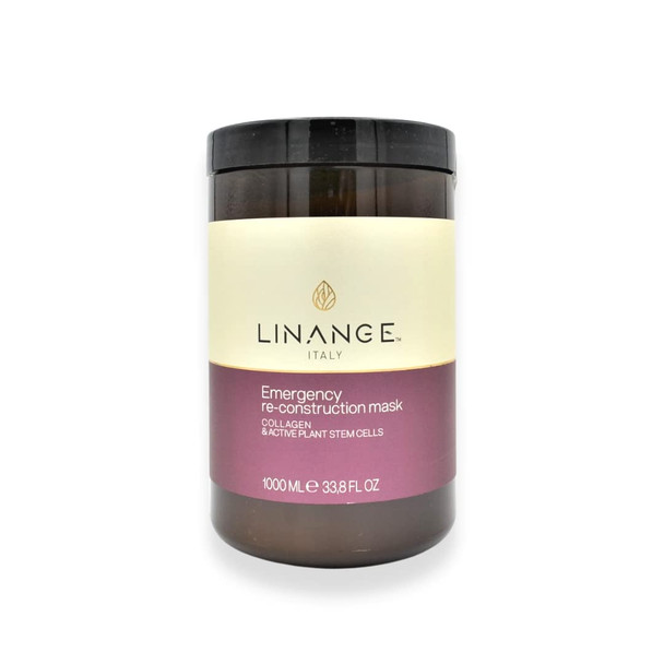 Linange Emergency ReConstruction Mask Collagen  Active Plant Stem Cells 33.8oz