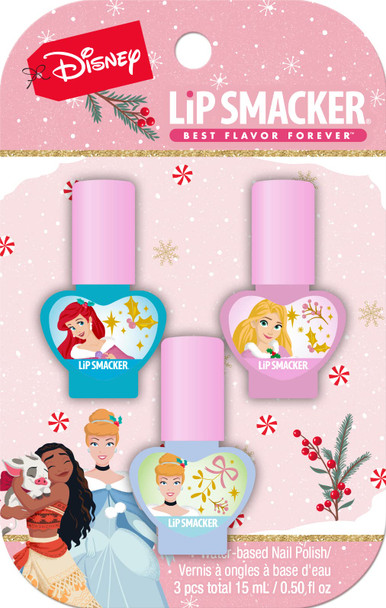 Lip Smacker Holiday Nail Polish Trio Disney Princess