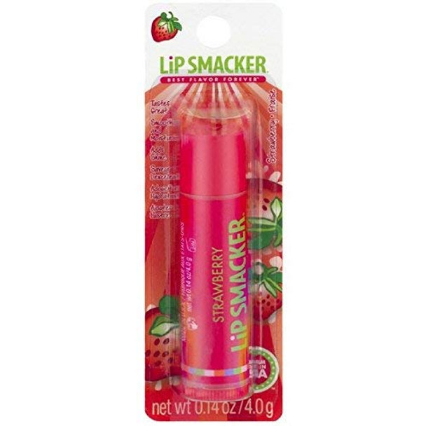 Lip Smacker Strawberry Lip Balm 0.14 oz Pack of 12