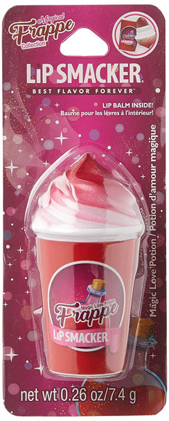 Lip Smacker Frappe Cup Lip Balm Magic Love Potion 1 Tube Prevent Chapped Lips 0.26 Ounce