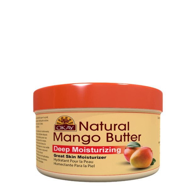 Okay Mango Butter100 Natural  Deep Conditioning  Hydration  Smooth  7 Oz Package May Vary