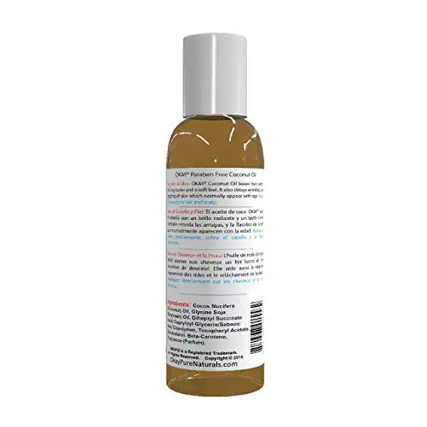 Okay  Blended Coconut Oil  For Hair and Skin  2 Ounce
