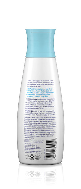 Live Clean Shampoo Hydrating Fresh Water 12 Oz