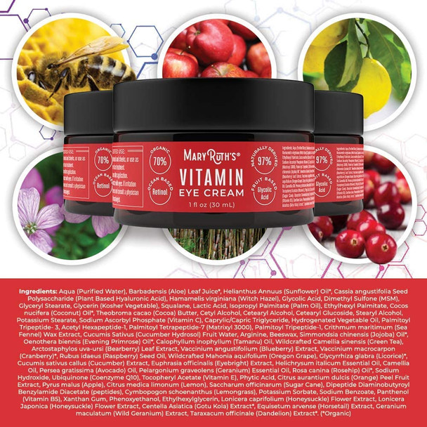 MaryRuth Organics Vitamin Eye Cream (1oz)