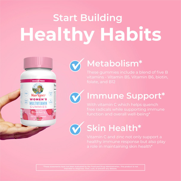 MaryRuth Organics Women's Multivitamin 14+ 60  Gummies