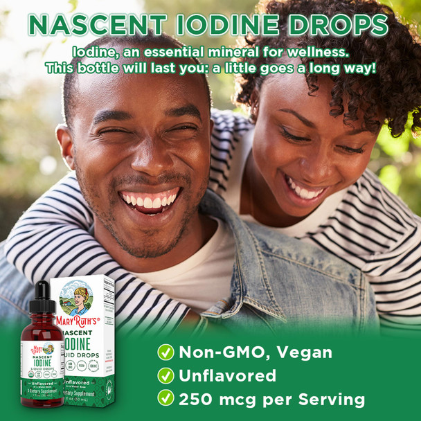MaryRuth Organics Nascent Iodine Liquid Drops (1 oz)