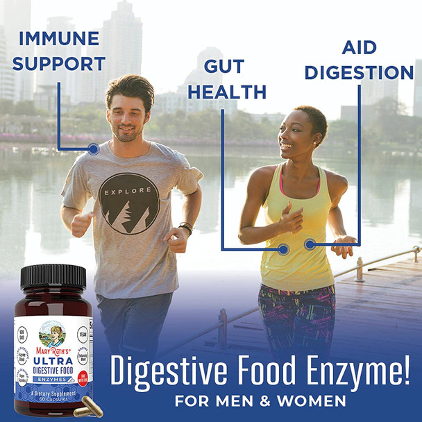 MaryRuth Organics Ultra Digestive Food Enzymes (60 Count)