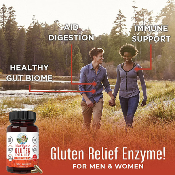 MaryRuth Organics Gluten Relief Enzymes (60 Count)