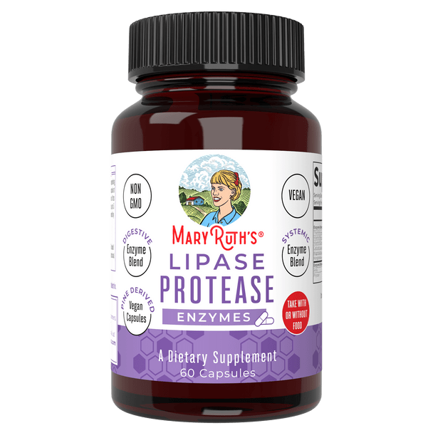 MaryRuth Organics Lipase Protease Enzymes (60 Count)