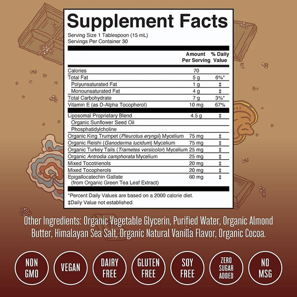 MaryRuth Organics Functional Mushrooms Liposomal (15.22 oz)