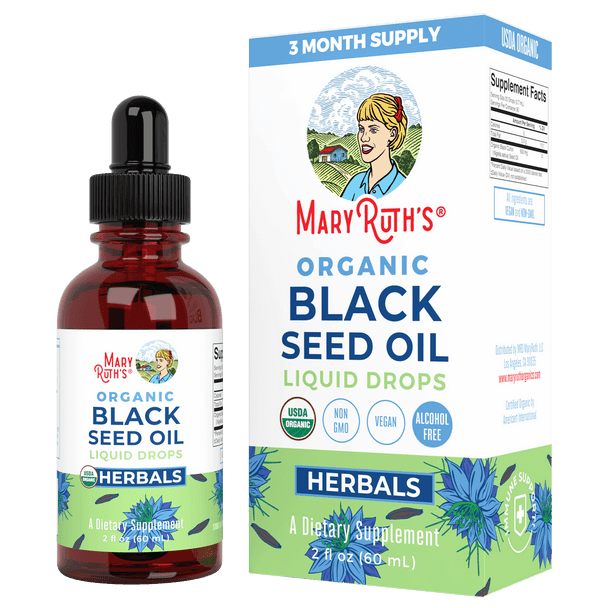 MaryRuth Organics Organic Black Seed Oil Liquid Drops
