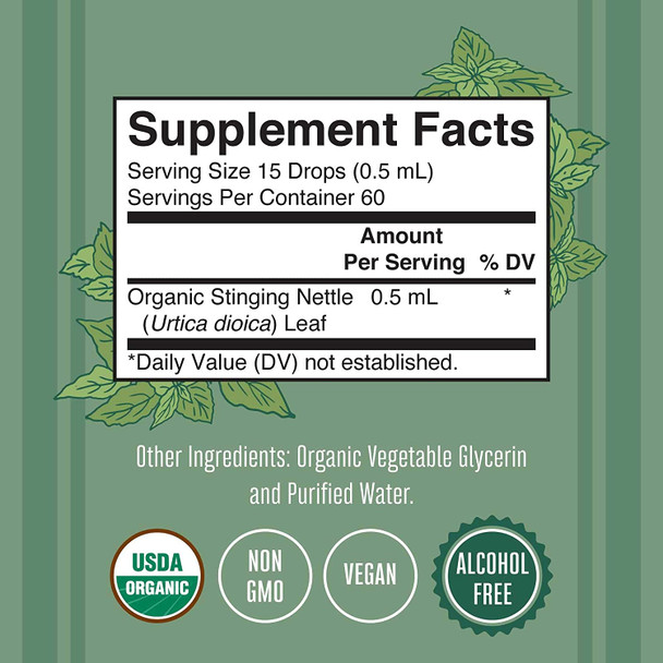 MaryRuth Organics Organic Stinging Nettle Leaf Liquid Drops