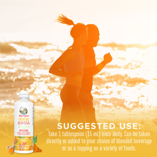 MaryRuth Organics Turmeric & DHA Liposomal (15.22 oz)