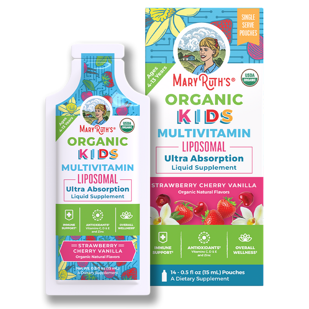 MaryRuth Organics Kids Multivitamin Liposomal Box (14 ct)