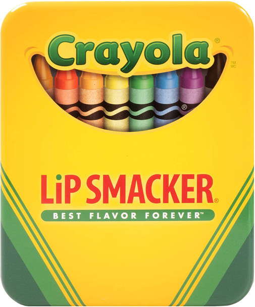 Limited Edition Holiday 2019 Lip Smacker 4 Piece Crayola Tin