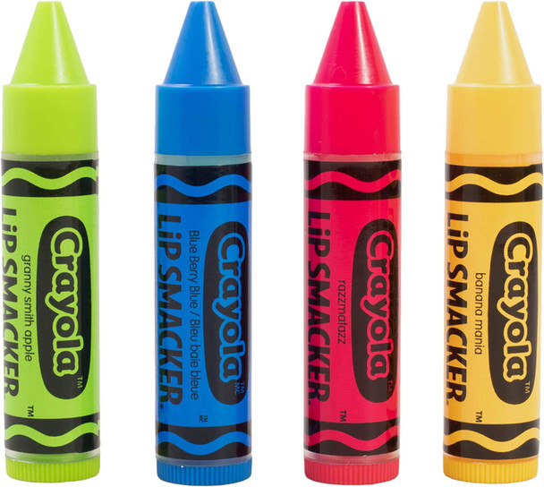 Limited Edition Holiday 2019 Lip Smacker 4 Piece Crayola Tin