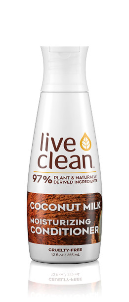 Live Clean Conditioner Moisturizing Coconut Milk 12 Oz
