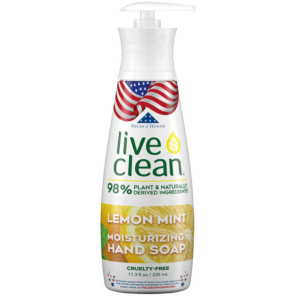 Live Clean Lemon Mint Liquid Hand Soap 11.3oz