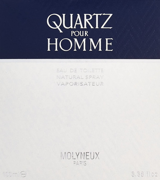 Quartz Pour Homme By Molyneux Eaudetoilette Spray 3.3 Ounce multi QU13M