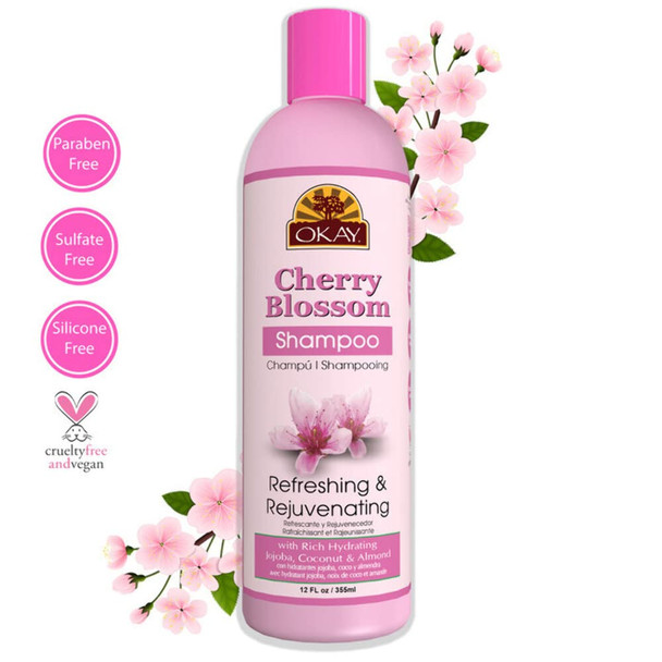 OKAY Cherry Blossom Shampoo 12 Fluid Ounce