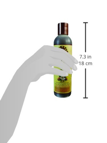 Okay african black soap liquid 8 fluid ounce Silver 8 Fluid Ounce