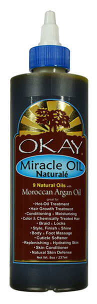 Okay Oil All Natural for Hair  Skin Miracle 8 Ounce