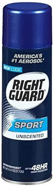 Right Guard Sport Aerosol Antiperspirant/DeodorantUnscented6 oz 2 pk