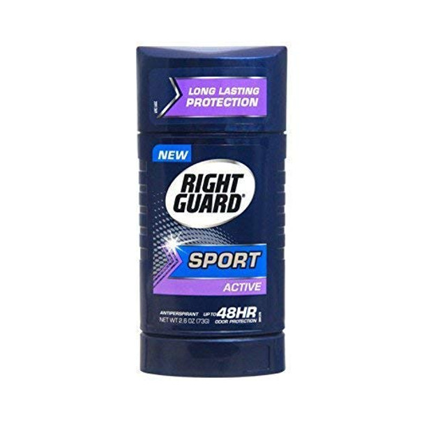 Right Guard Sport Active 48 HR Odor Protection AntiPerspirant Deodorant 2.6 oz Pack of 2