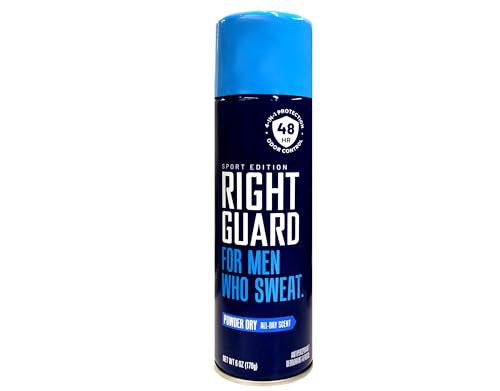 Right Guard Aerosol Sport Powder Dry Antiperspirant 6 Oz