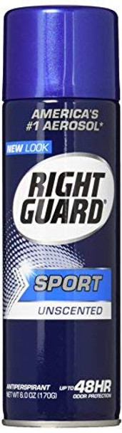 Right Guard Sport AntiPerspirant Unscented 6 oz Pack of 3