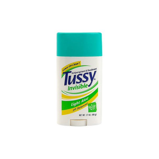 Tussy Invisible Solid Stick Antiperspirant  Deodorant  Light Aloe  48.2g/1.7oz