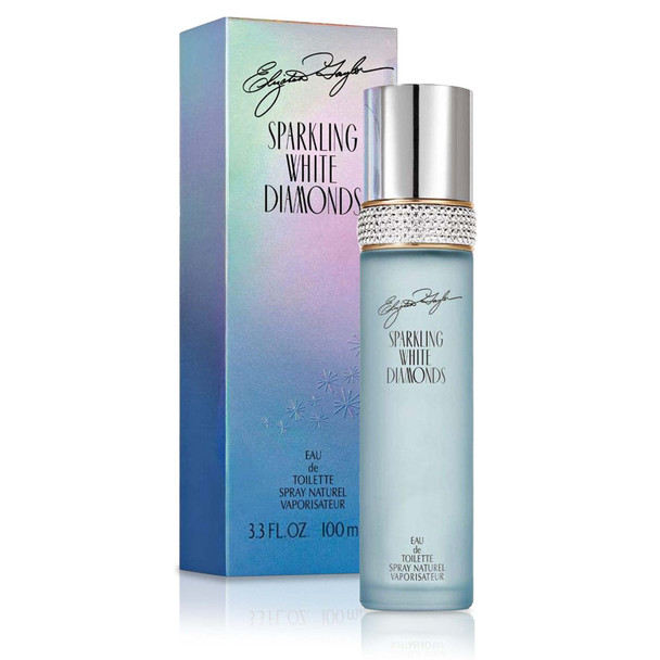 Elizabeth Taylor Womens Perfume Sparking White Diamonds Eau De Toilette EDT Spray 3.3 Fl Oz