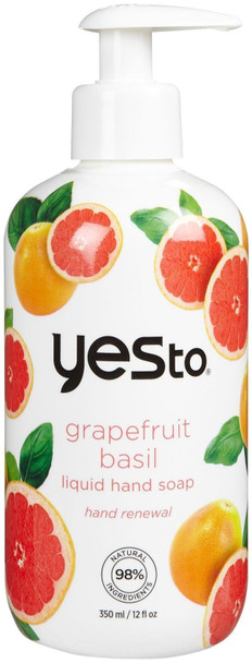 Yes To Grapefruit Basil Liquid Hand Soap 12 Fluid Ounce