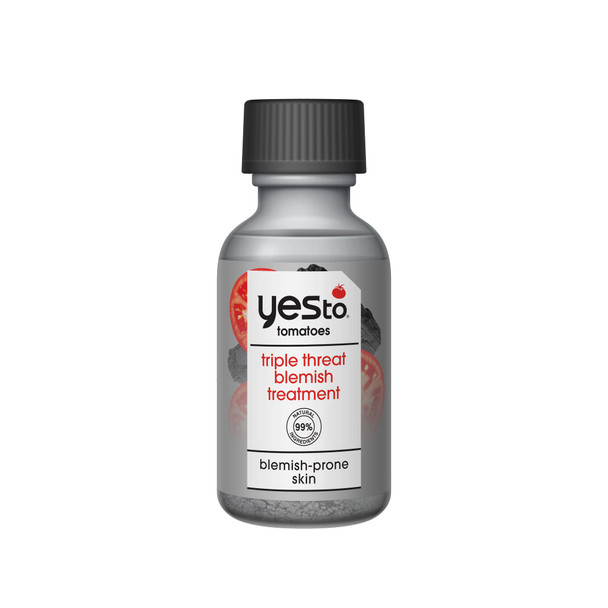 Yes To Tomatoes Blemish Clearing Triple Threat Acne Treatment Kit Clears Breakouts Without OverDrying With Salicylic Acid  Antioxidants Natural Vegan  Cruelty Free 1 Fluid Oz.