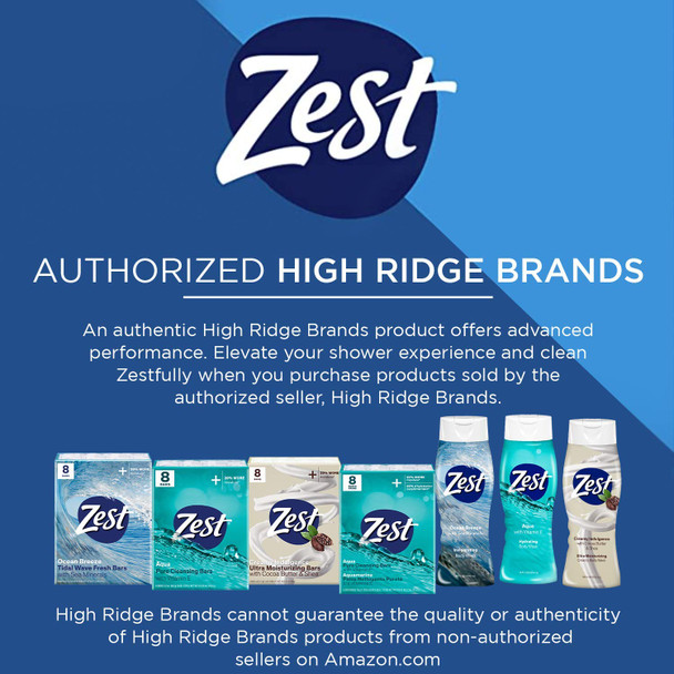 Zest Ocean Breeze Body Wash  Enriched with Sea Minerals  Rich Lathering Cleansing Body Wash Leaves Your Skin Feeling Smooth and Moisturized With an Invigorating Scent 18 Fl Oz Pack of 6