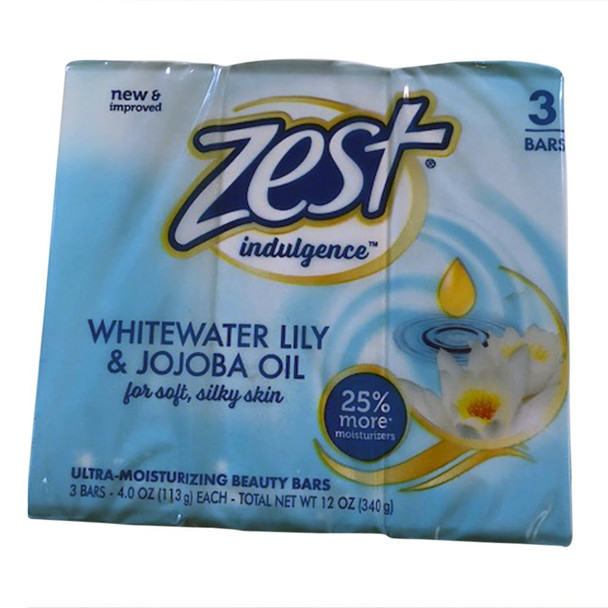 Zest Whitewater Fresh Family Deodorant Bars 4 Oz 3 Bars