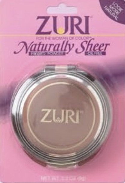 Zuri Naturally Sheer Pressed Powder  Mocha Cream