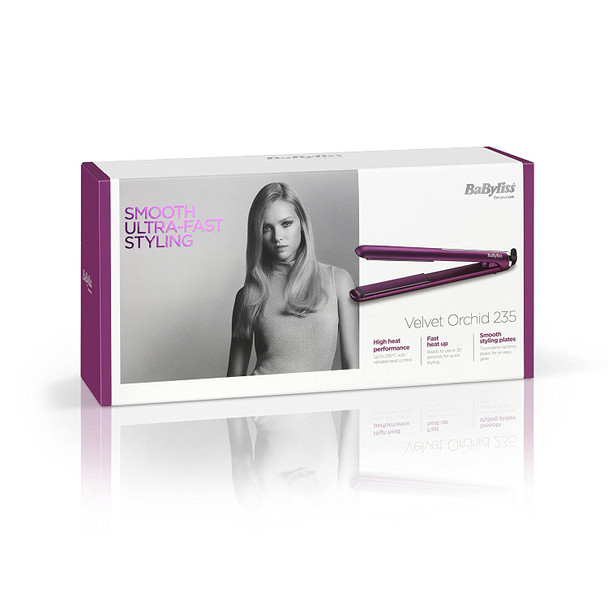 BaByliss Velvet Orchid 235 Hair Straightener