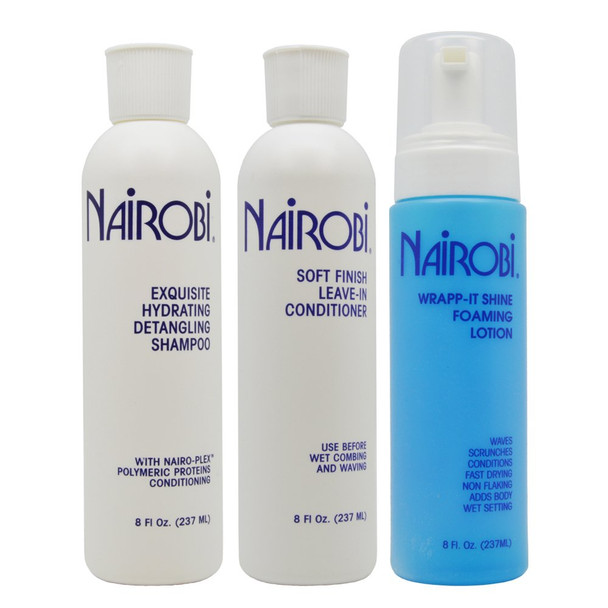 Nairobi Exquisite Hydrating Detangling Shampoo and Conditioner Set