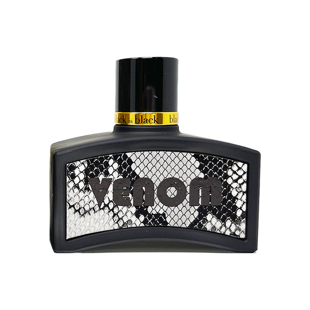 NU Parfums Black is Black Venom Pour Homme Eau De Toilette Spray 3.4 Ounce