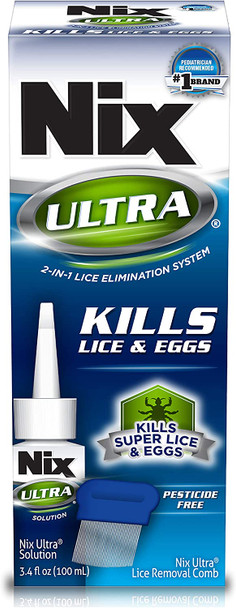 Nix Ultra Lice  Nits Treatment Kills Super Lice  Eggs 3.4 Fl Oz Pack of 1 1 Count