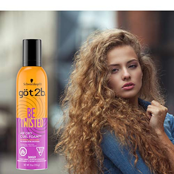 Got2B Be Twisted Air Dry Curl Foam 8 Oz Got2B Be Twisted Air Dry Curl Foam 8 Oz
