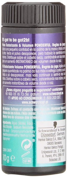 Schwarzkopf got2b POWDERful Volumising Styling Powder 10g