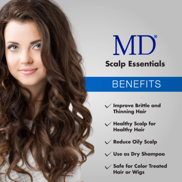 MD Scalp Essential Serum  Hair Treatment Formula for Dandruff Hair Loss ScalpItch  Infused with Mandelic Acid Lilac Extract  Caffeine to Promote Hair Regrowth DHT Blocking Scalp Rejuvenation