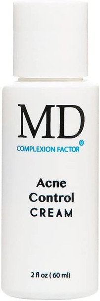 MD Complexion Factor Acne Control Cream  Acne Spot Treatment  Prevents Redness Inflammation Clogged Pores  New Breakouts 2fl oz