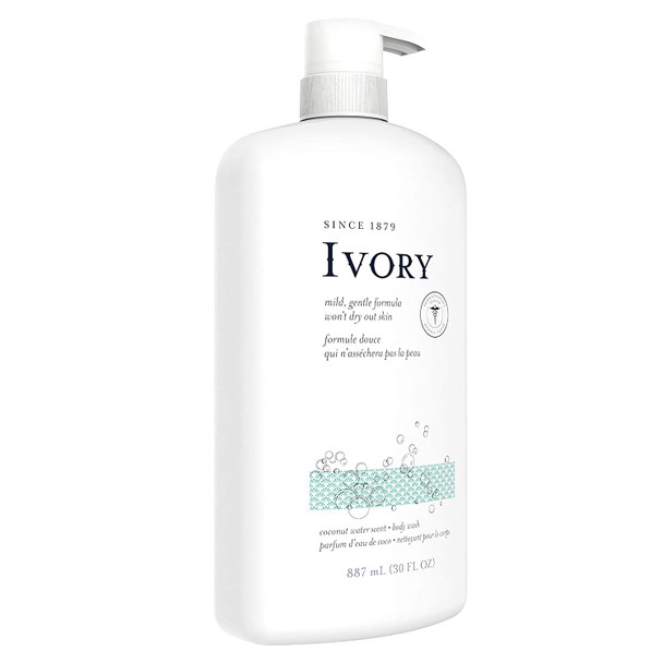 Ivory Clean Coconut Water Scent Body Wash 30 Oz