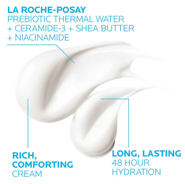 La Roche-Posay Lipikar Balm AP+ Body Cream for Extra Dry Skin Intense Repair Moisturizing Cream with Shea Butter and Glycerin, 13.52 Fl. Oz