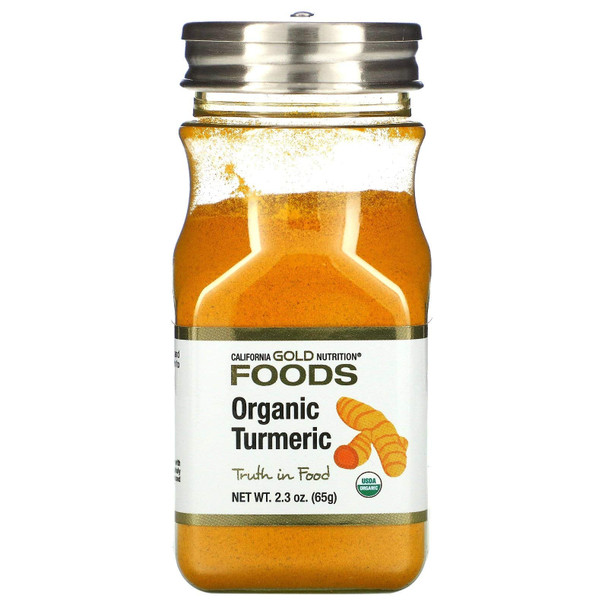 California Gold Nutrition Organic Turmeric, 2.3 oz (65 g)